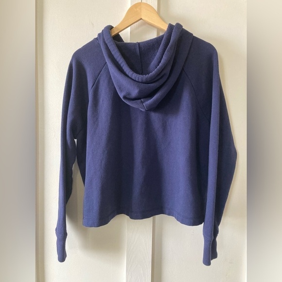 Aerie snow way sequin pullover hoodie Medium blue - Picture 5 of 6